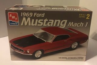 Amt / Ertl 1969 Ford Mustang Mach 1 1/25 Open Box