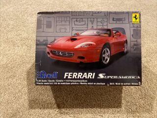 2007 Revell Ferrari Superamerica Sports Car 1:24 Scale Model Kit 85 - 2034