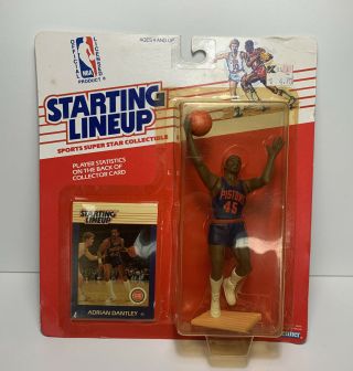 1988 Adrian Dantley Detroit Pistons Rookie Starting Lineup Figure