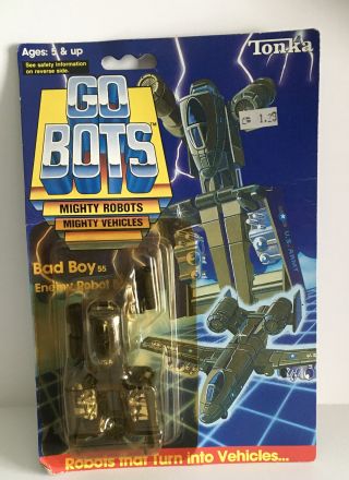 Vintage Tonka Gobots Bad Boy 55 Enemy Robot Bomber Airplane