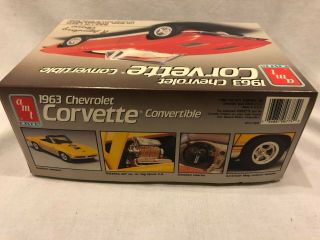 AMT ERTL 1963 Chevrolet Corvette Convertible 1/25 Scale Model Kit 3