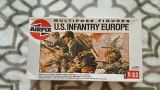 Airfix U.  S.  Infantry Europe 1:32 Multi - Pose Figures