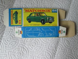 Matchbox Lesney Mg 1100 Car Box 64 England (f - Type Box Only)