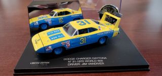 Prototype Jim Vandiver 31 1970 Dodge Charger Daytona 1/43 Universal Hobbies Mib