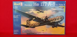 Heinkel He - 177 A - 5 Greif & Fritz X By Revell In 1/72 Scale