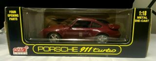 Anson Porsche 911 Turbo 1:18 Die Cast Car L@@k