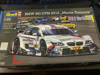 1/24 Revell Germany Bmw M3 Dtm 2012,  Martin Tomczyk,  Open Box Contents