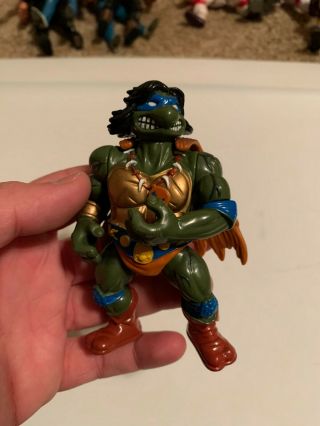 Vintage Tmnt Teenage Mutant Ninja Turtles Warriors Of Forgotten Sewer Savage Leo
