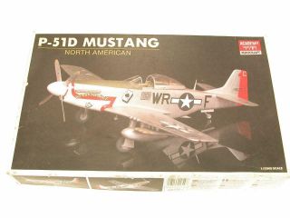 1/32 Academy Minicraft P - 51d Mustang Ww2 Plastic Model Kit Parts 1629