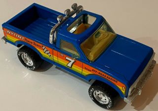 Vintage Nylint Race Team Form Ranger Off - Road Racing Blue 7 Metal Toy Truck - Usa