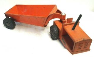 Vintage Structo Tractor Beely Dump Construction Earth Mover Pressed Steel Toy
