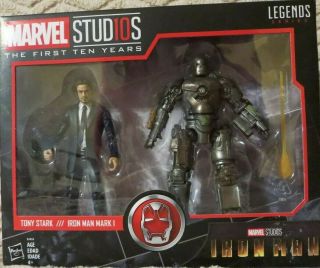 Marvel Legends Series Marvel Studios First Ten Years Tony Stark Iron Man Mark 1