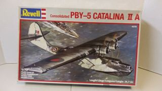 Vintage Revell 1/72 Scale Consolidated Pby - 5 Catalina 11a Plastic Model Kit