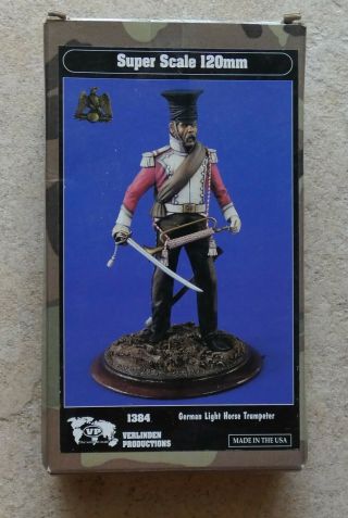 120mm Napoleonic German Trumpeter By Verlinden Is A Rare Find - Very Unusual Kit