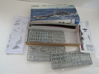 Model Kit Military Ship Boat 1:700 Scale Trumpeter Uss Pittsburg Ca - 72 Destroyer