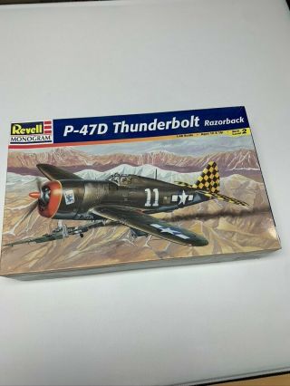 Revell Monogram P - 47d Thunderbolt Razorback 1/48 Scale Model Kit,  Parts