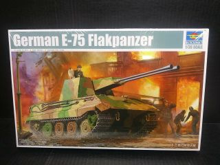 Trumpeter 1:35 " German E - 75 Flakpanzer " Plastic Model Kit 01539