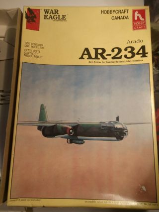 Hobby Craft War Eagle Hc1671 Arado Ar - 234 Jet Bomber 1:48 Wwii Airplane Kit