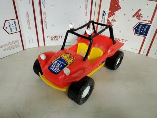 Gay Toys 44 Baja Rally Dune Buggy Plastic Toy Car 4x4 Orange Yellow Vintage