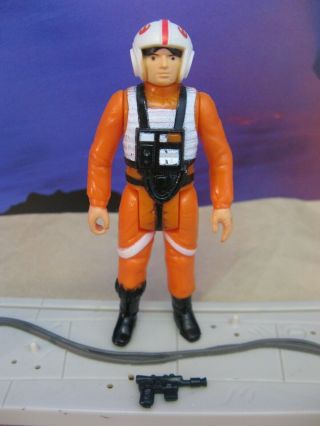 N,  Complete Luke X - Wing Pilot Star Wars Figure Vintage 1977 Kenner