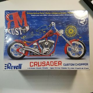 Revell Rm Kustom - Crusader Custom Chopper - 1:12 Scale Model Kit - Nib