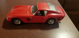 Bburago 1:18 1962 Ferrari 250 Gto Red Die - Cast Model Car Made In Italy