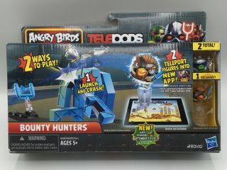 Star Wars Angry Birds Telepods Bounty Hunters 2 Teleport Figures - Hasbro