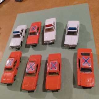 8 Dukes Of Hazzard Cars 5 General Lees & 3 Hazzard County 1980 Pontiac Bonne