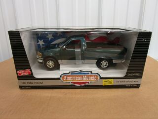 1:18 Scale 1997 Ford F150 Xlt Ertl American Muscle Diecast Green