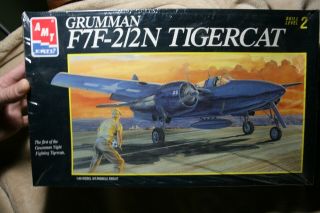 Amt Ertl Grumman F7f - 2/2n Tigercat 1/48 Scale Airplane Model Kit 8844