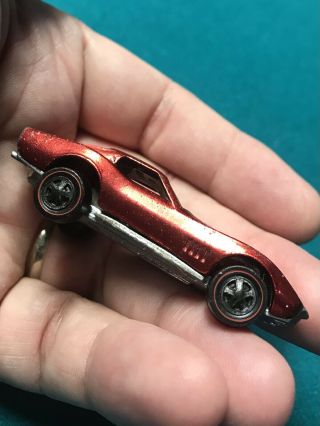 Hot Wheels 1968 Custom Corvette Redline Red