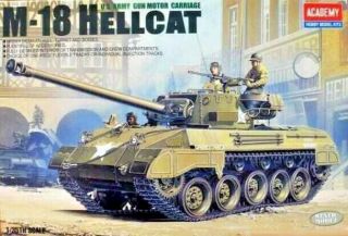 1/35 Academy M - 18 Hellcat Gun Motor Carriage (out Of Production)