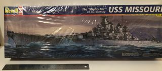 Revell Uss Missouri Us Navy Battleship Plastic Model Kit 85 - 0301 1:535
