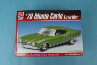 Vtg Amt/ertl 1970 Chevy Monte Carlo Lowrider 1/25 Scale Model Car Kit 8271 Nib