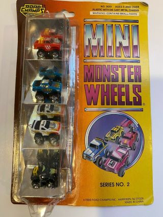 Road Champs 1988 Mini Monster Wheels Series No.  2