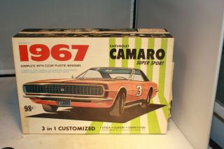1967 Chevrolet Camaro Sport 1/32 Scale Model Palmer Plastics & Box