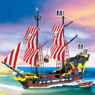 13 Models Big Black Pearl Building Blocks Compatible With Pirates Ship Enlighten