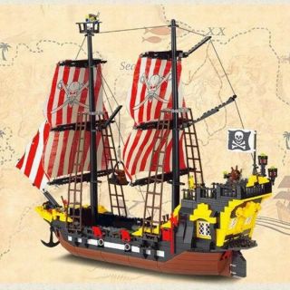 13 Models Big Black Pearl Building Blocks Compatible with Pirates Ship Enlighten 2