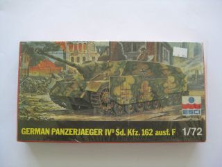 1|72 Model Tank German Panzerjaeger Iv Sd.  Kfz.  162 Ausf.  F Esci D12 - 154