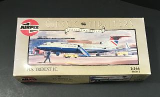 Airfix 03174 - 9 H.  S.  Trident 1c Hawker Siddeley 1:144 1993 Complete ¬ Started