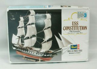 1979 Revell Vintage Uss Constitution Old Ironsides Model Kit Parts