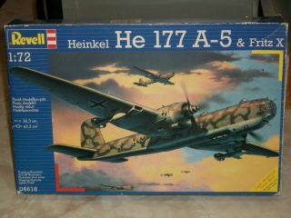 Revell 1/72 Scale Heinkel He 177 A - 5 & Fritz X