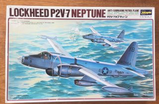 Hasegawa 1/72 Lockheed Us Navy P2v - 7 Neptune Kit.  K006 W/minimal Build Start