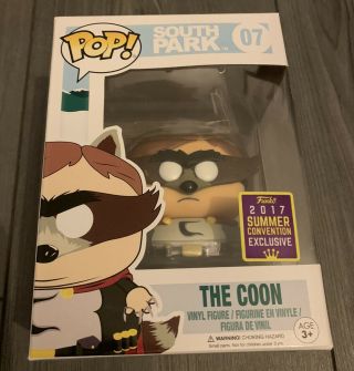 Funko Pop South Park The Coon Sdcc 2017 Exclusive.  07