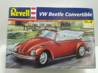 Revell Vw Beetle Convertible 1:25 Scale Plastic (open Box) Model Kit