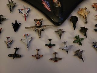 Vintage 1989 Imperial Micro Machines USAF Aircraft Stealth Bomber w/27 planes 3