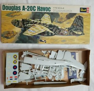 1967 Revell H - 115 Douglas A - 20c Havoc - 1/72 Scale Model Kit - Box