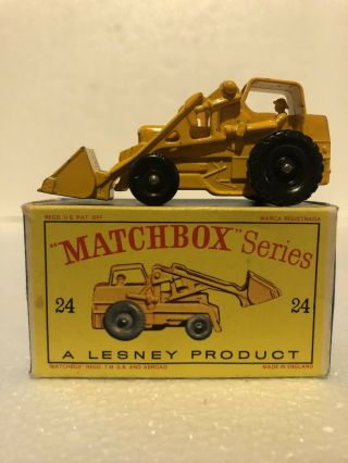 Vintage Matchbox Series Hydraulic Excavator No.  24 Made In England By Lesney