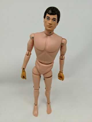 Vintage Action Man Figure 1970s Stamped 3 Palitoy Brown Hair,