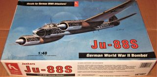 Complete/new - In - Box 1992 Hobbycraft 1/48 Wwii Junkers Ju - 88s Model Airplane Kit